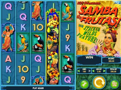 Play Samba De Frutas Slot demo from IGT .
